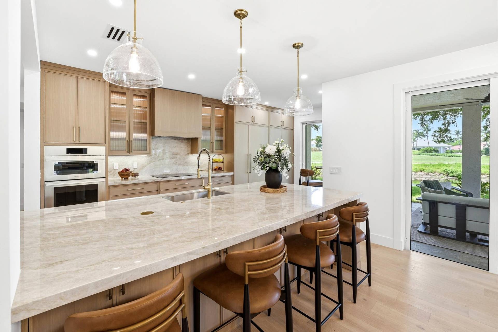 Open Kitchen with XL island with storage