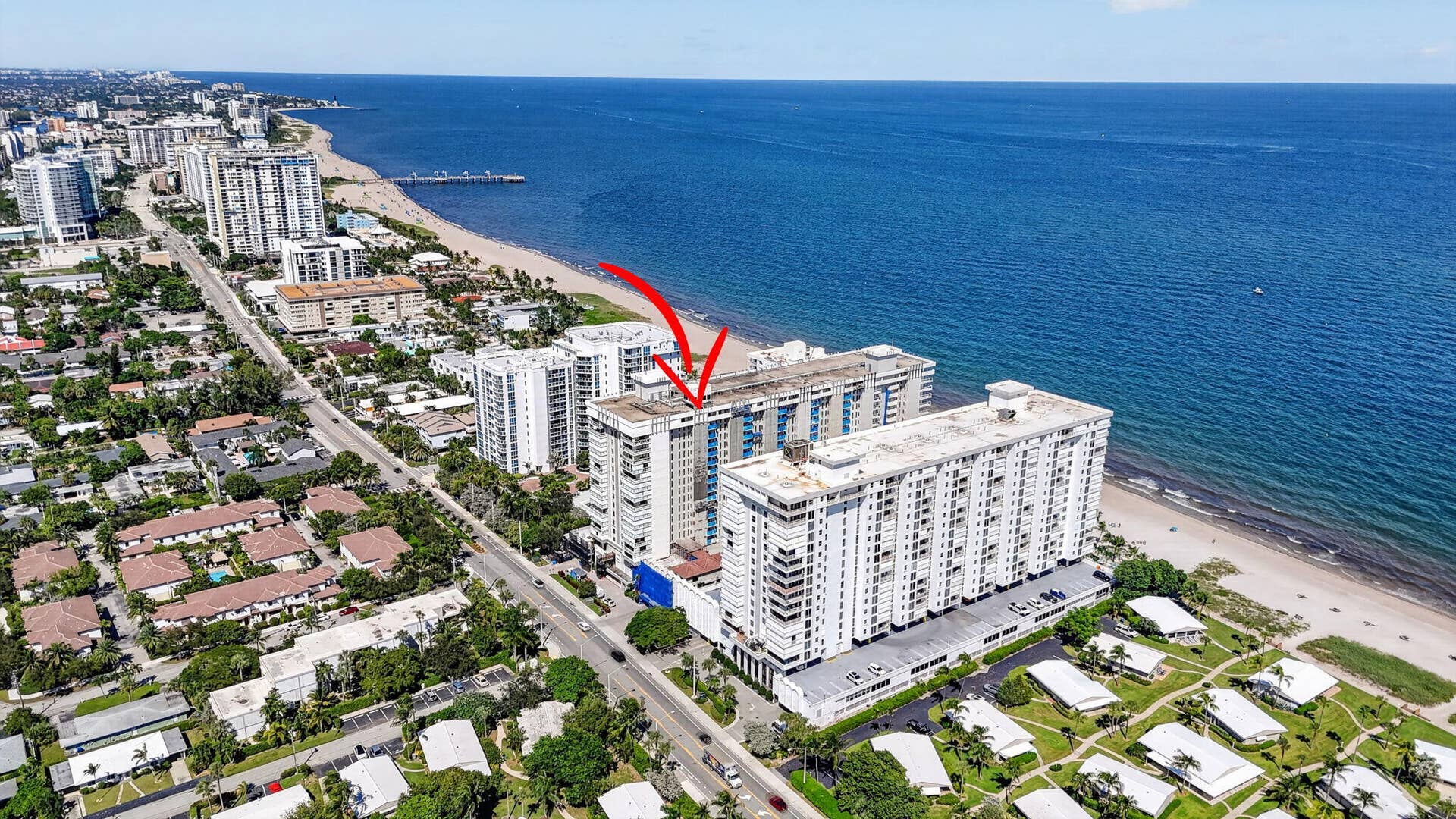 Pompano Atlantis sits on a beautiful Atlantic Ocean beach. Residents enjoy private beach access.