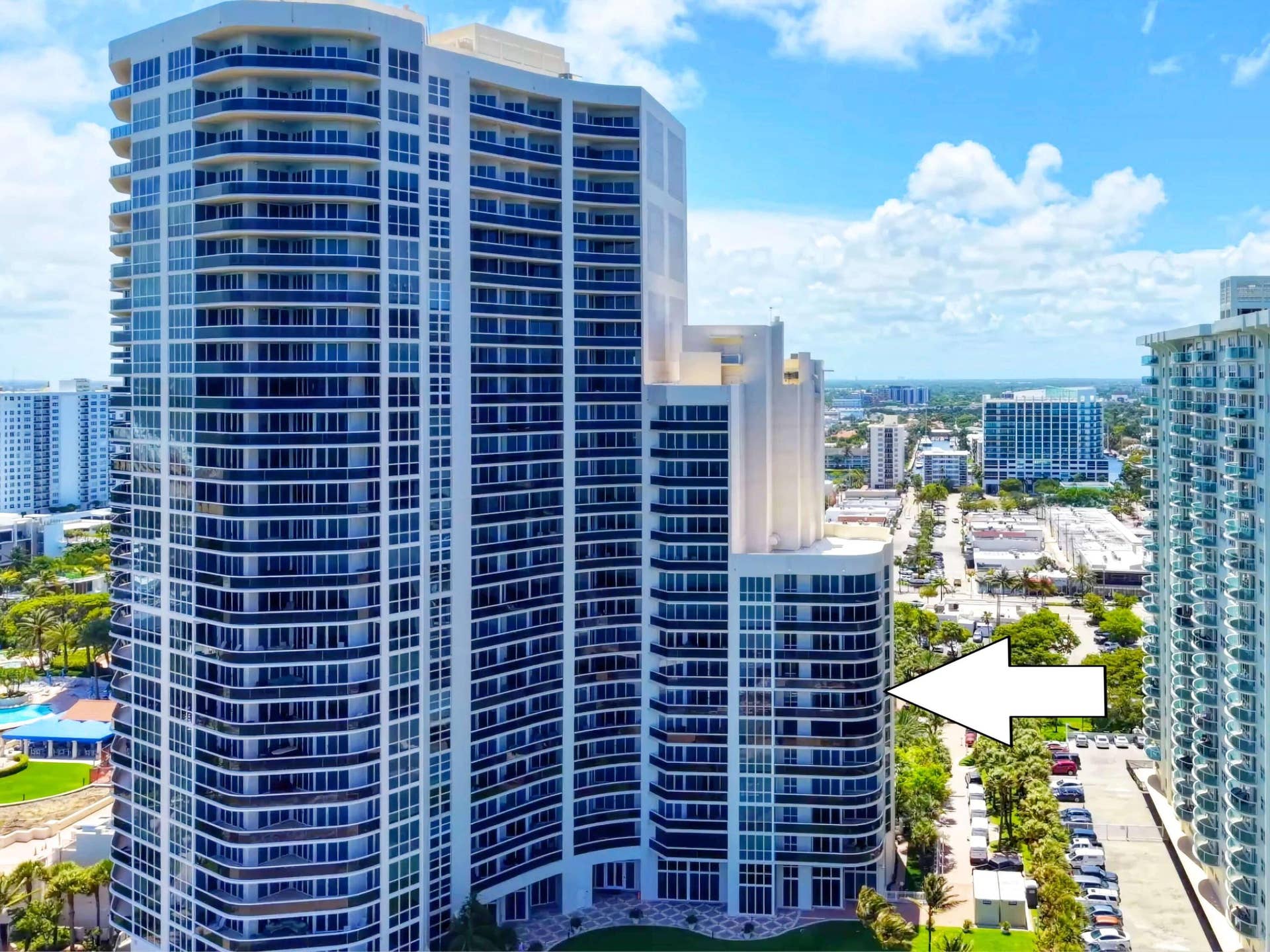 3200 N OCEAN Boulevard, #801, Fort Lauderdale, FL 33308 Building Facing Unit
