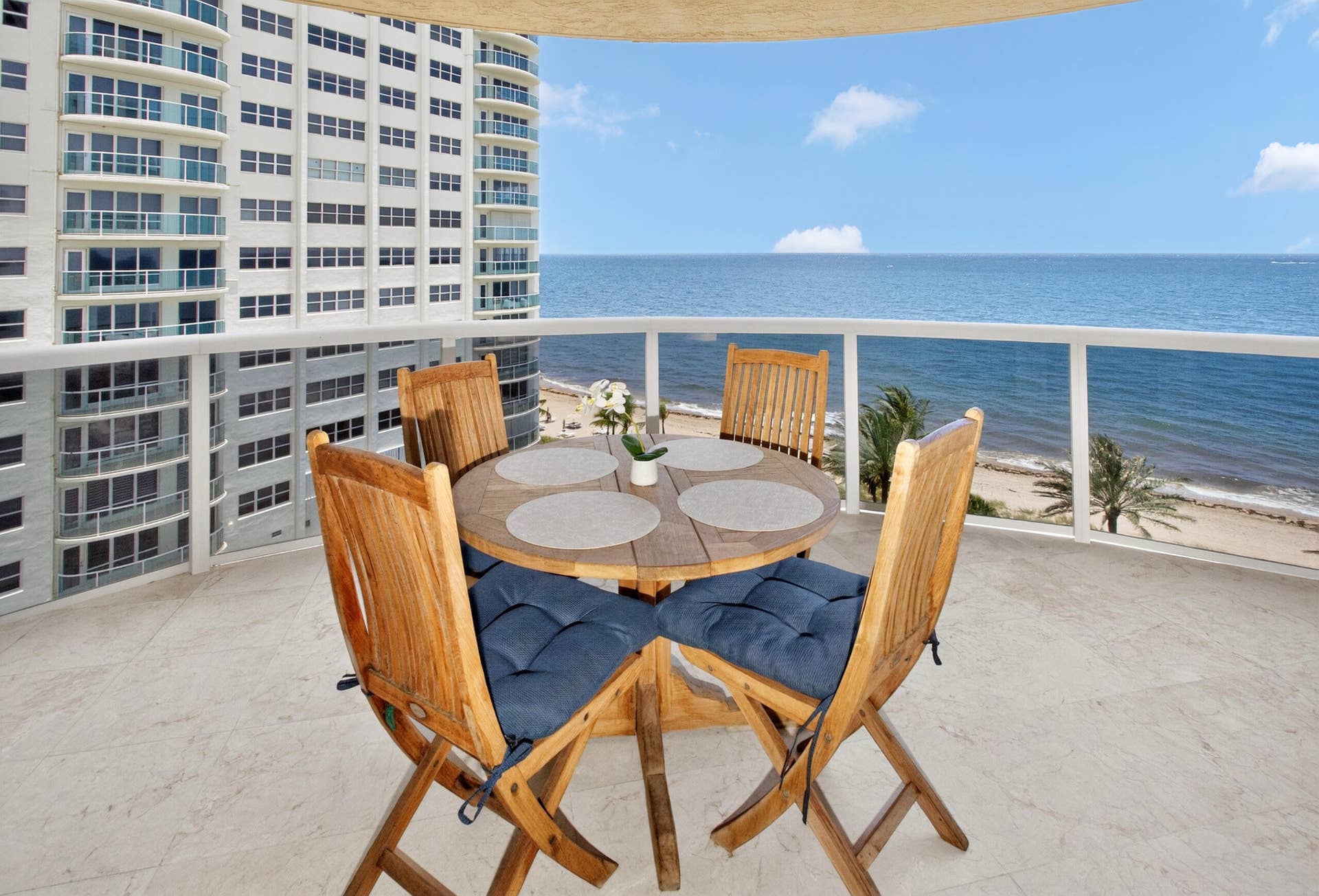 3200 N OCEAN Boulevard, #801, Fort Lauderdale, FL 33308 Balcony 2