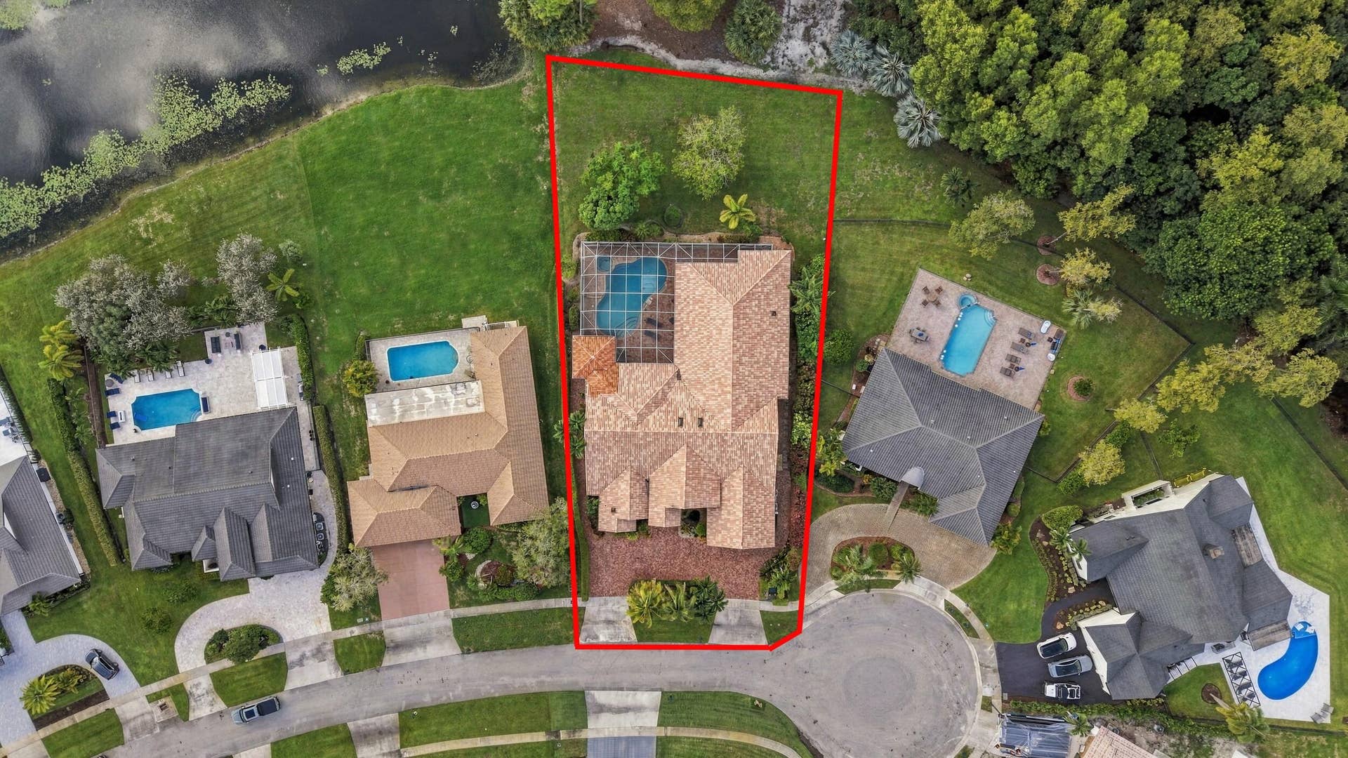 21733 Old Bridge Trail, Boca Raton, FL 33428 Aerial