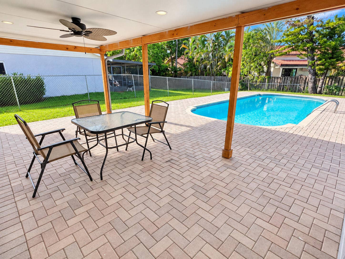 12411 SW 10TH Court, Davie, FL 33325 Covered Patio