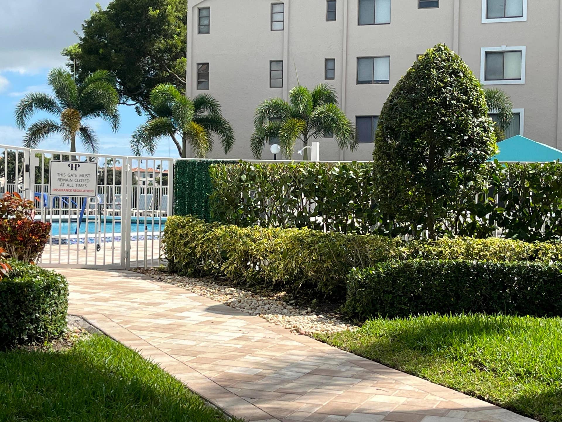 6269 Pointe Regal Circle, #305, Delray Beach, FL 33484 gate to pool