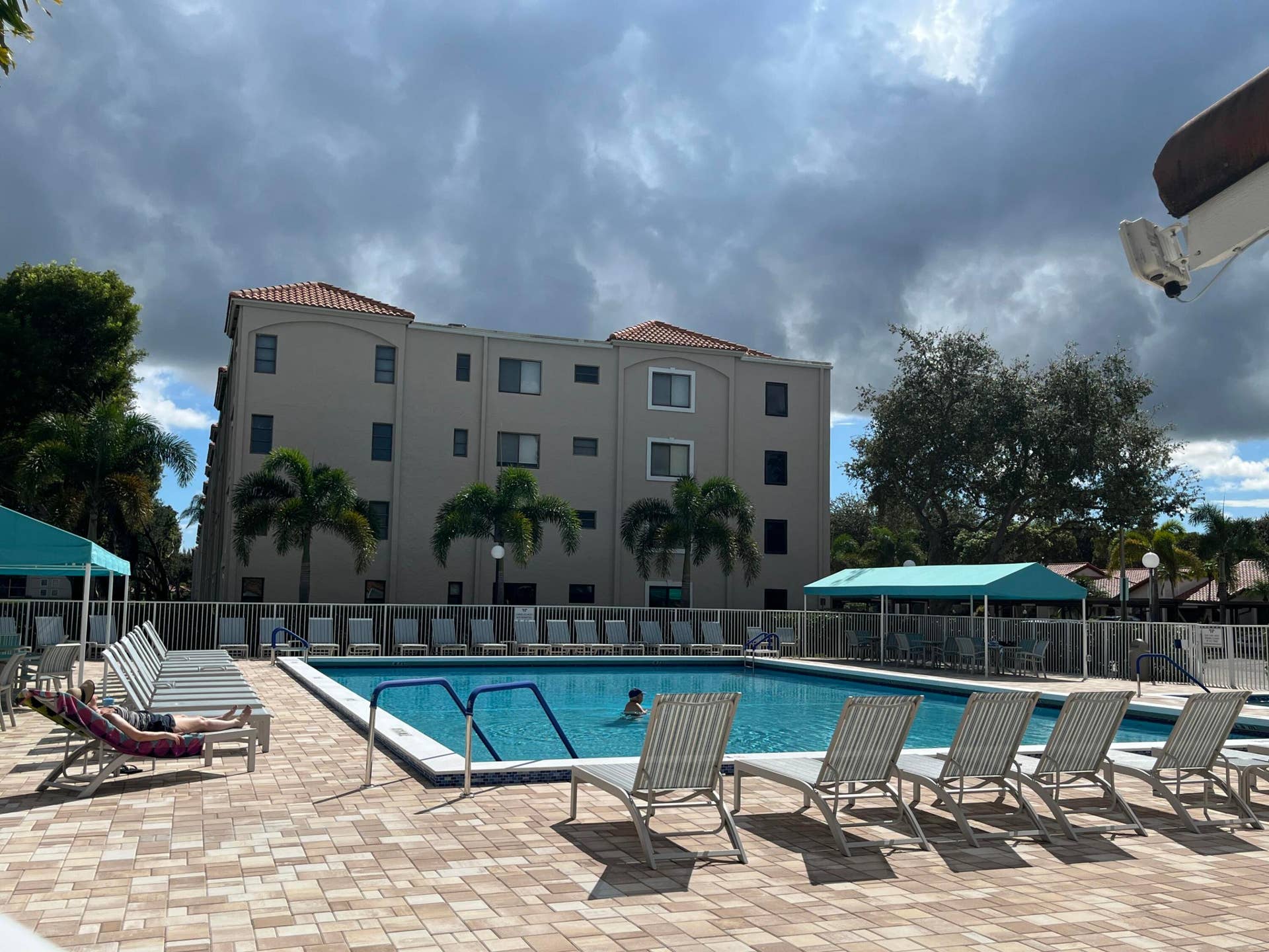 6269 Pointe Regal Circle, #305, Delray Beach, FL 33484 heated satellite pool just 75 feet from the front of the bldg.