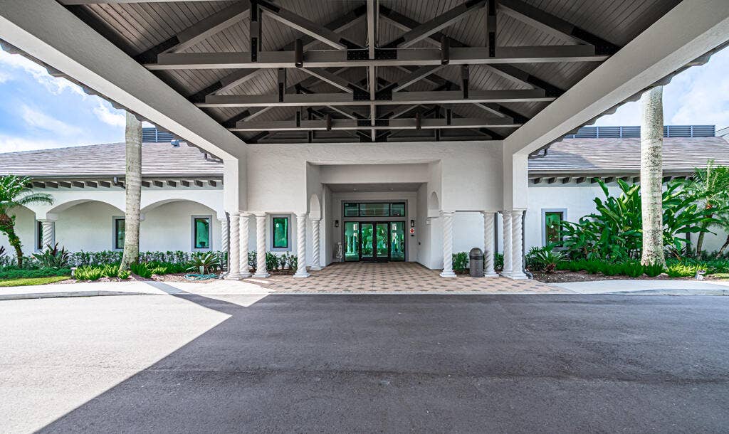 8067 BELLAFIORE Way, Boynton Beach, FL 33472 4 clubhouse front portico