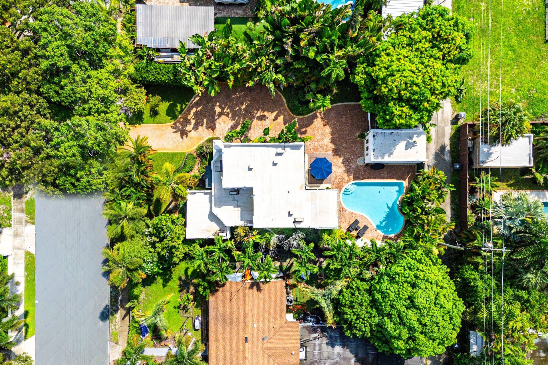 Aerial view.