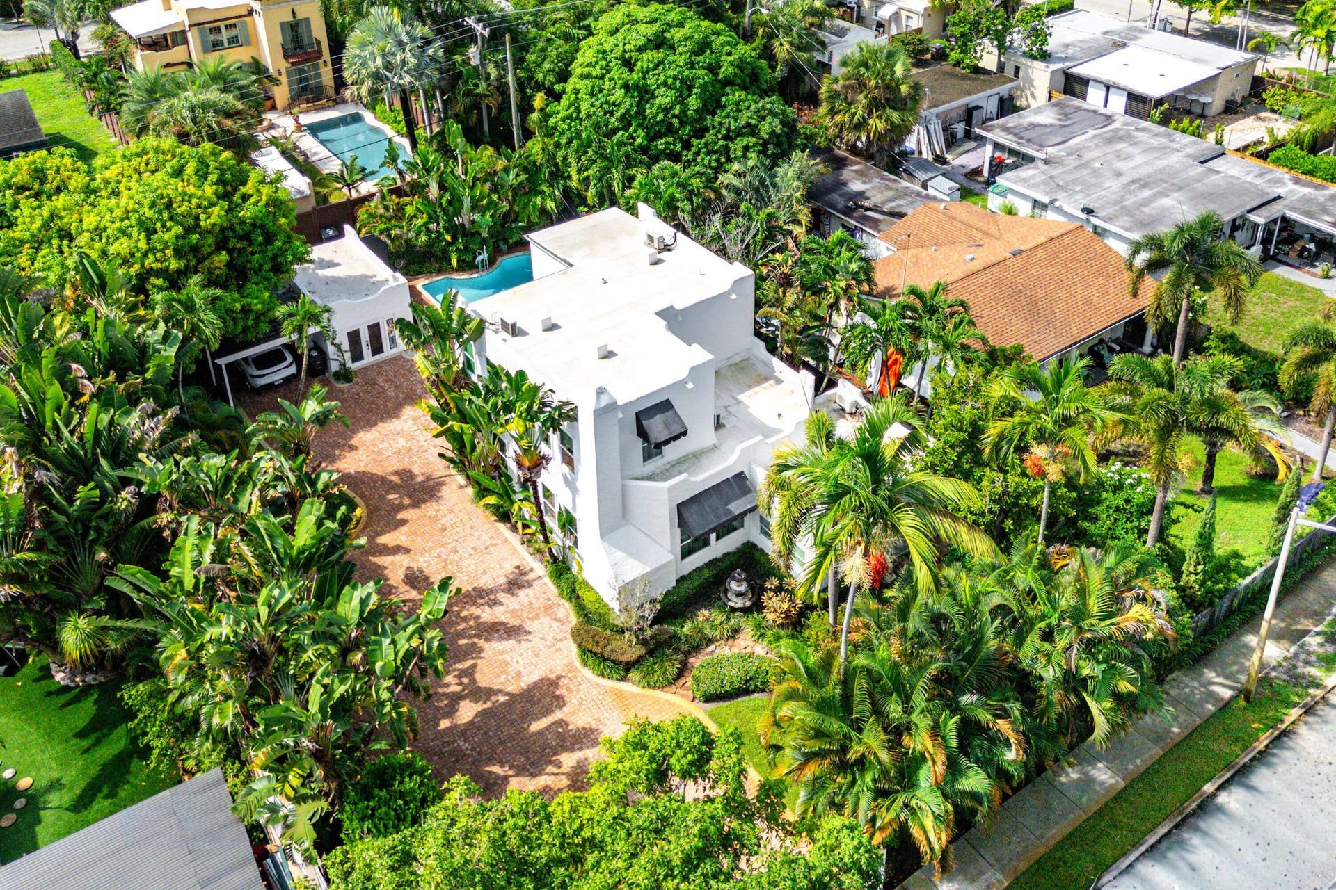 Exterior aerial view.