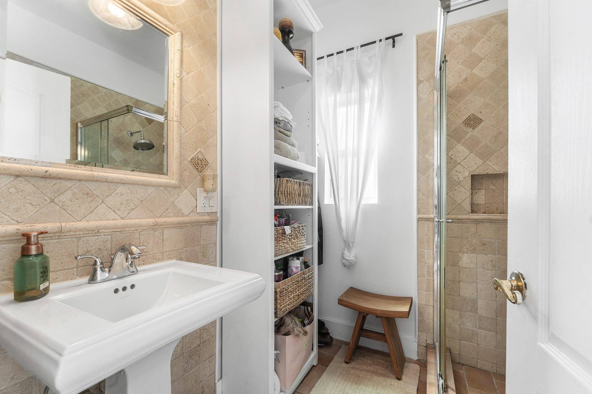 1st floor full bath.