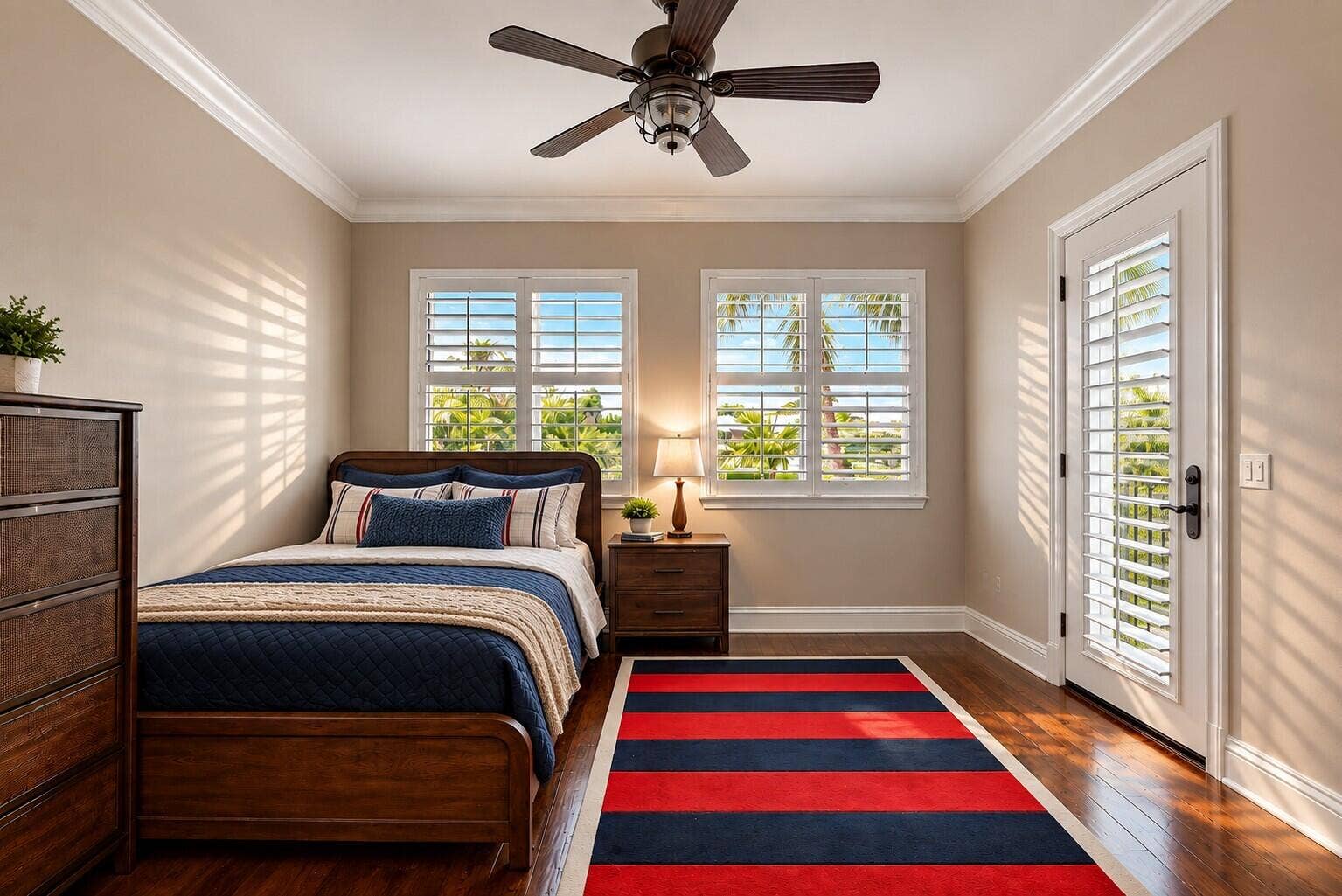 Bedroom Red Carpet 1