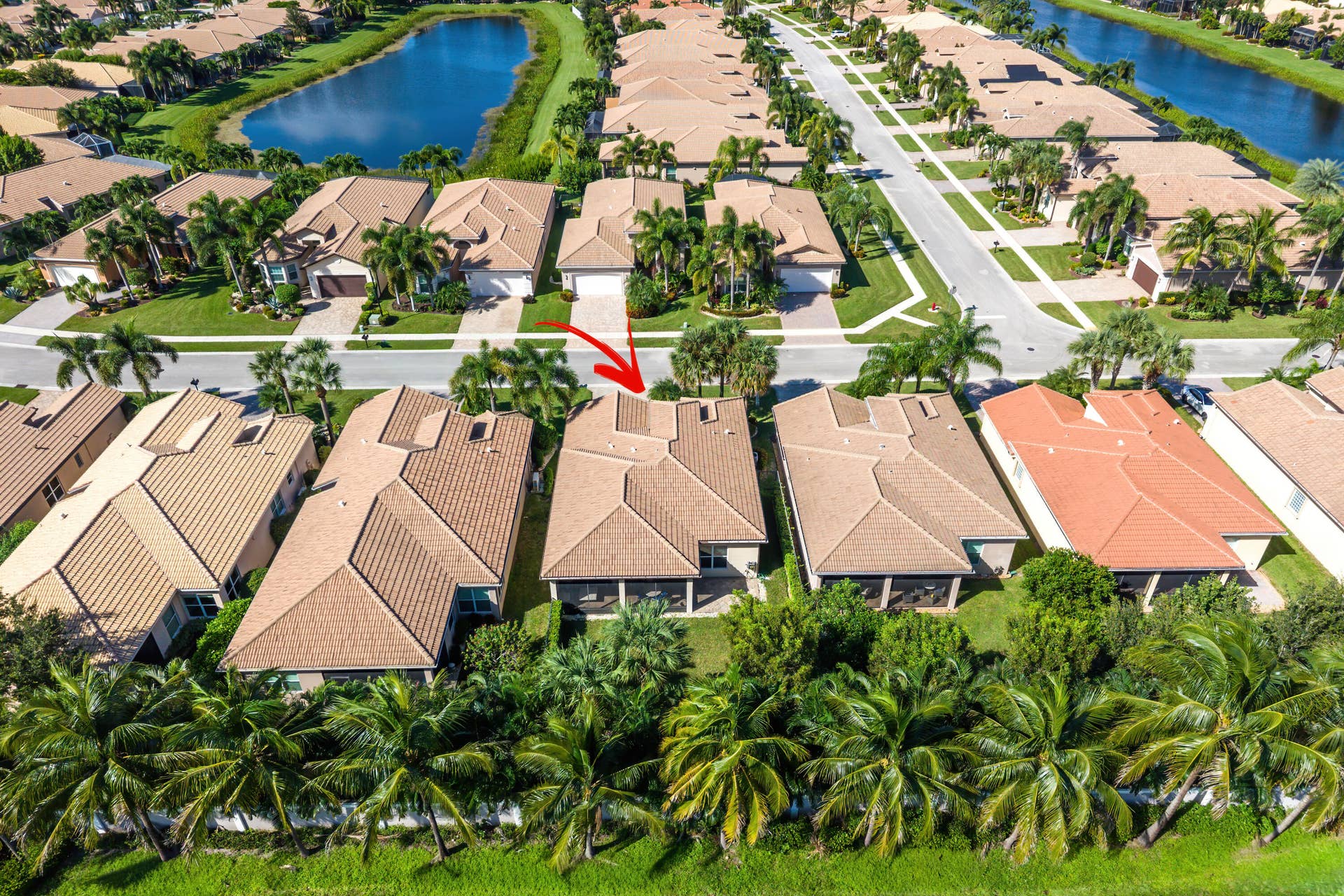 8711 Sunbeam Mountain Terrace, Boynton Beach, FL 33473 Aerial View Of Home