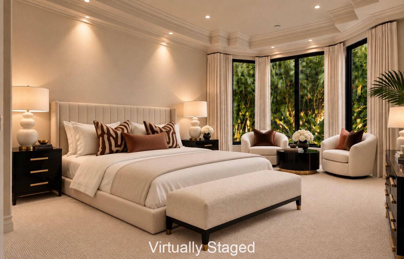 Primary Suite STAGED