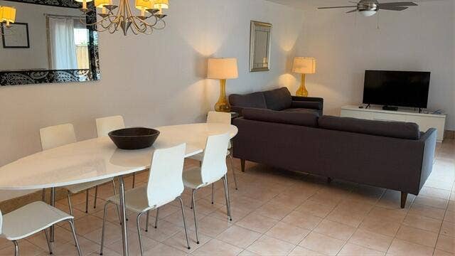 1420 Ocean Way Drive, #14d, Jupiter, FL 33477 Living Dining Area