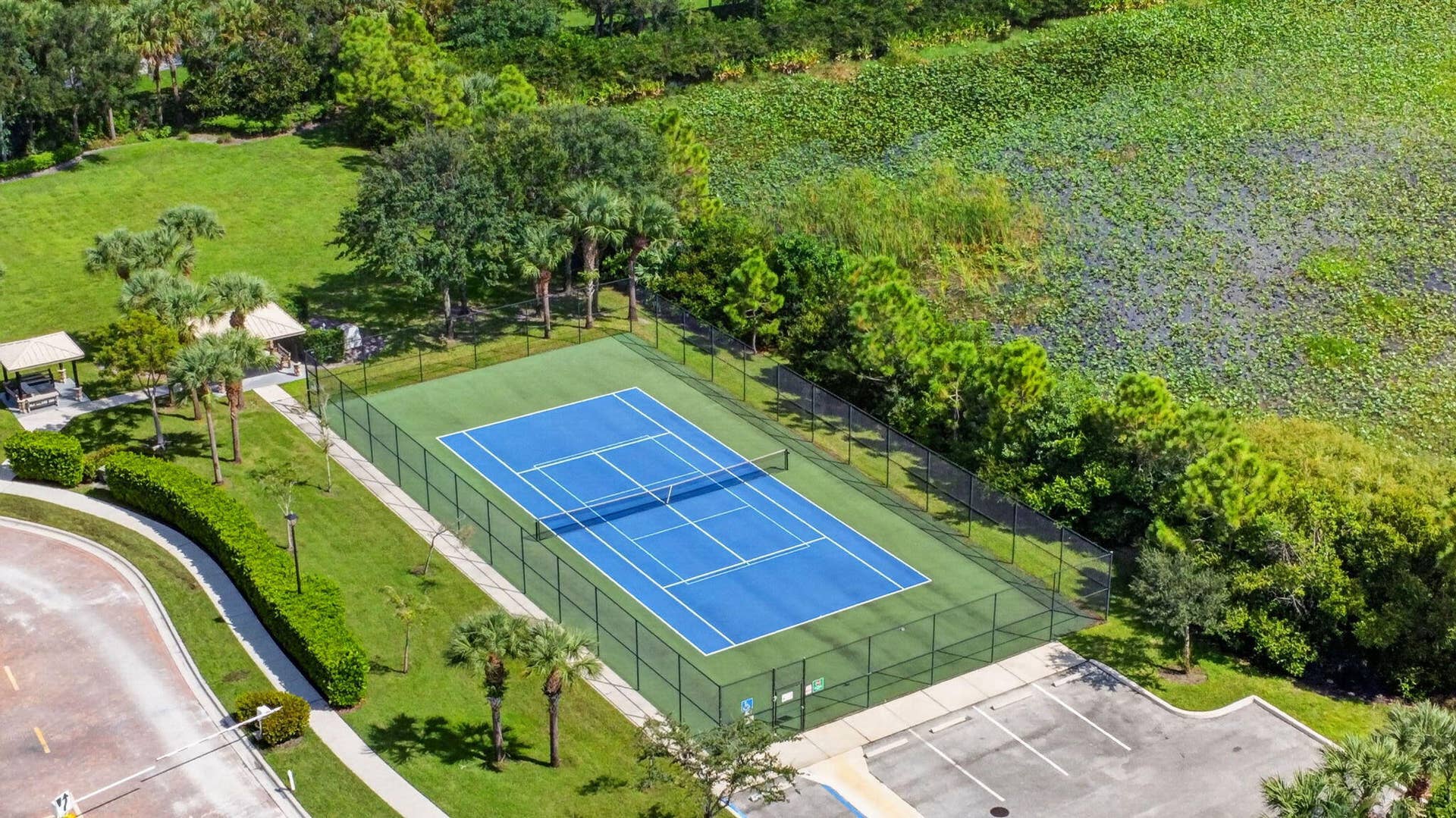 9070 WINTERHAVEN Circle, West Palm Beach, FL 33411 Tennis Court