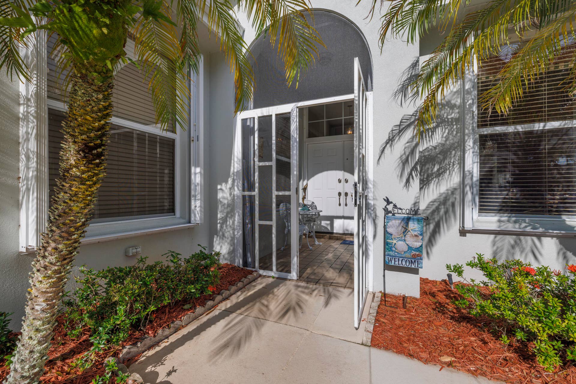 Screened In Front Entrance