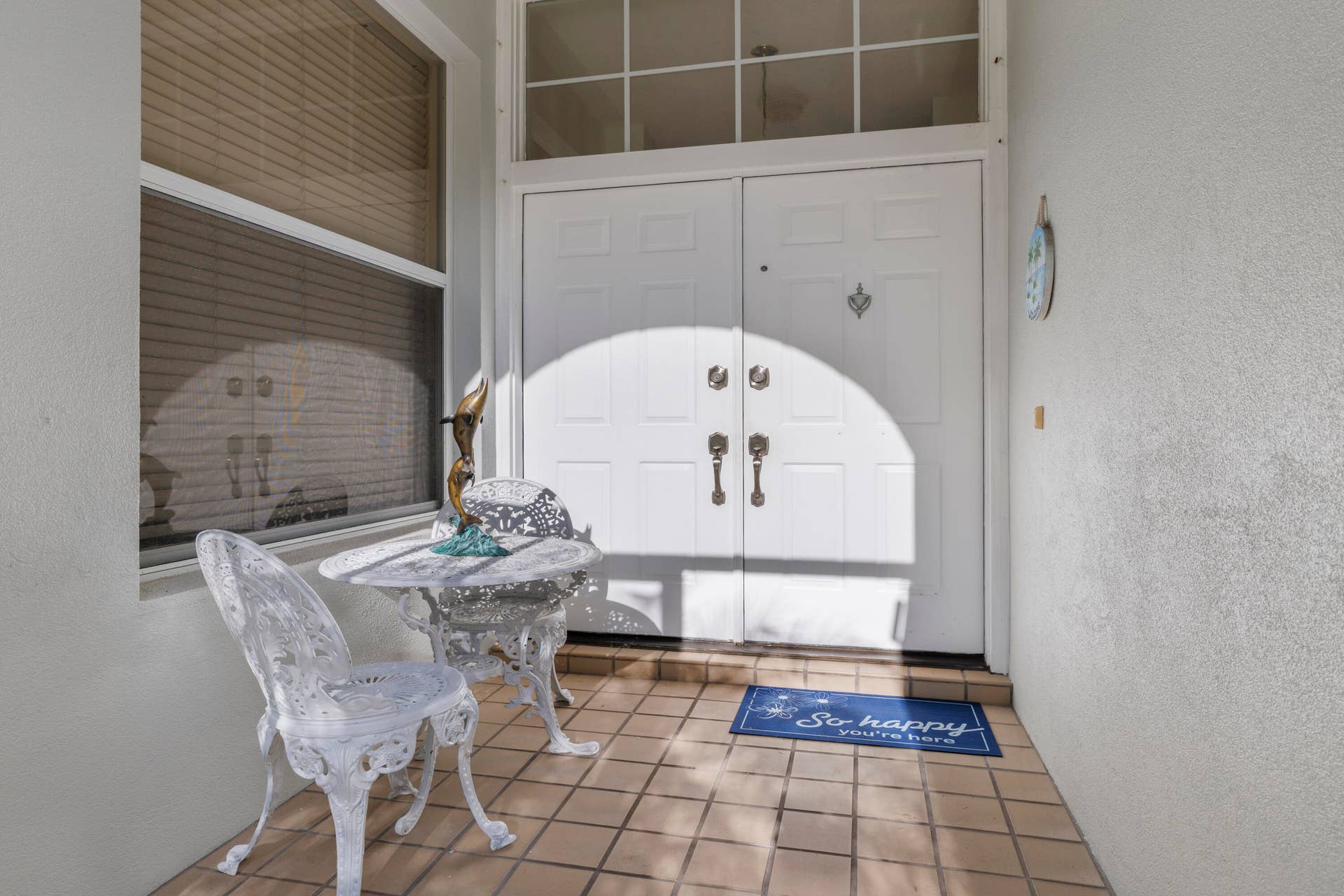 Screened In Front Entrance