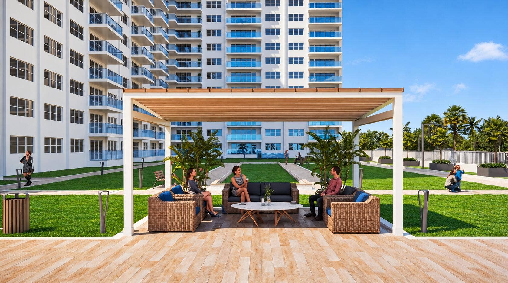 Clear pergola architectural rendering-1