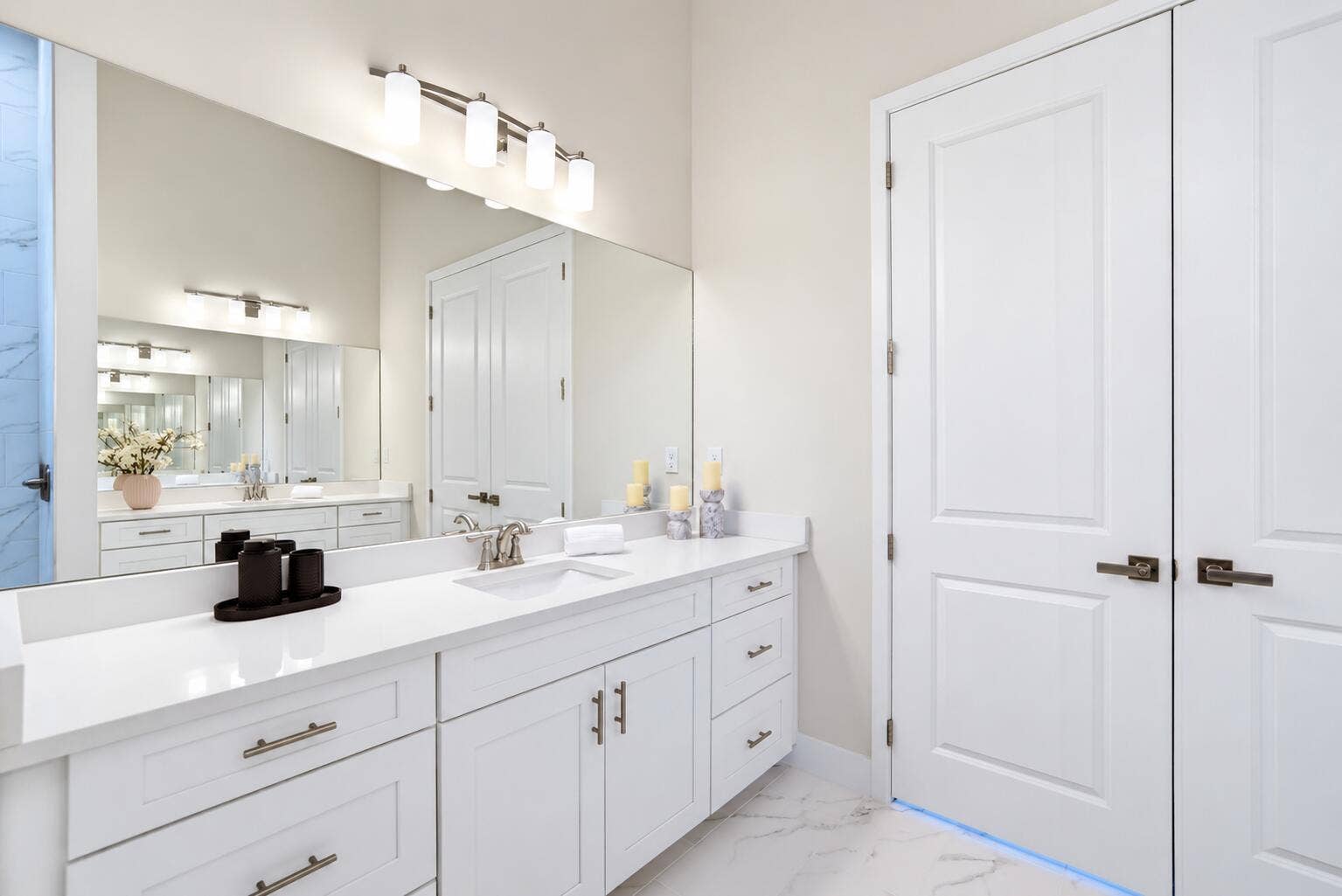 Modern Marble Vanity Bathroom