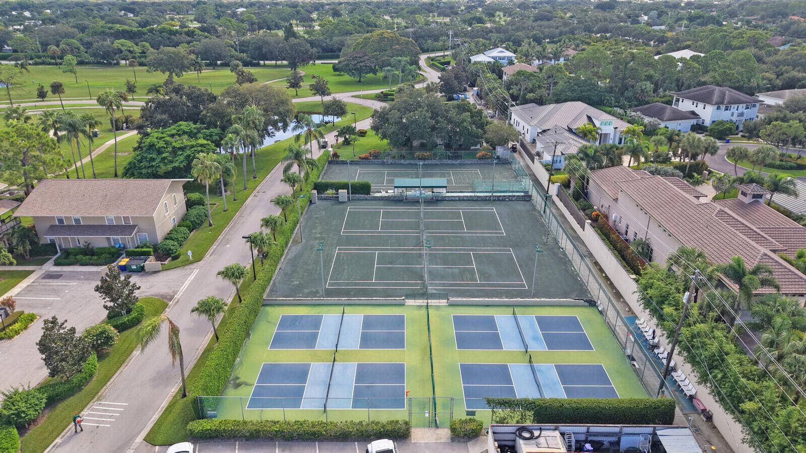 9169 SE RIVERFRONT Terrace, #J, Jupiter, FL 33469 View of Recreation Area, Tennis and Pickleball Courts