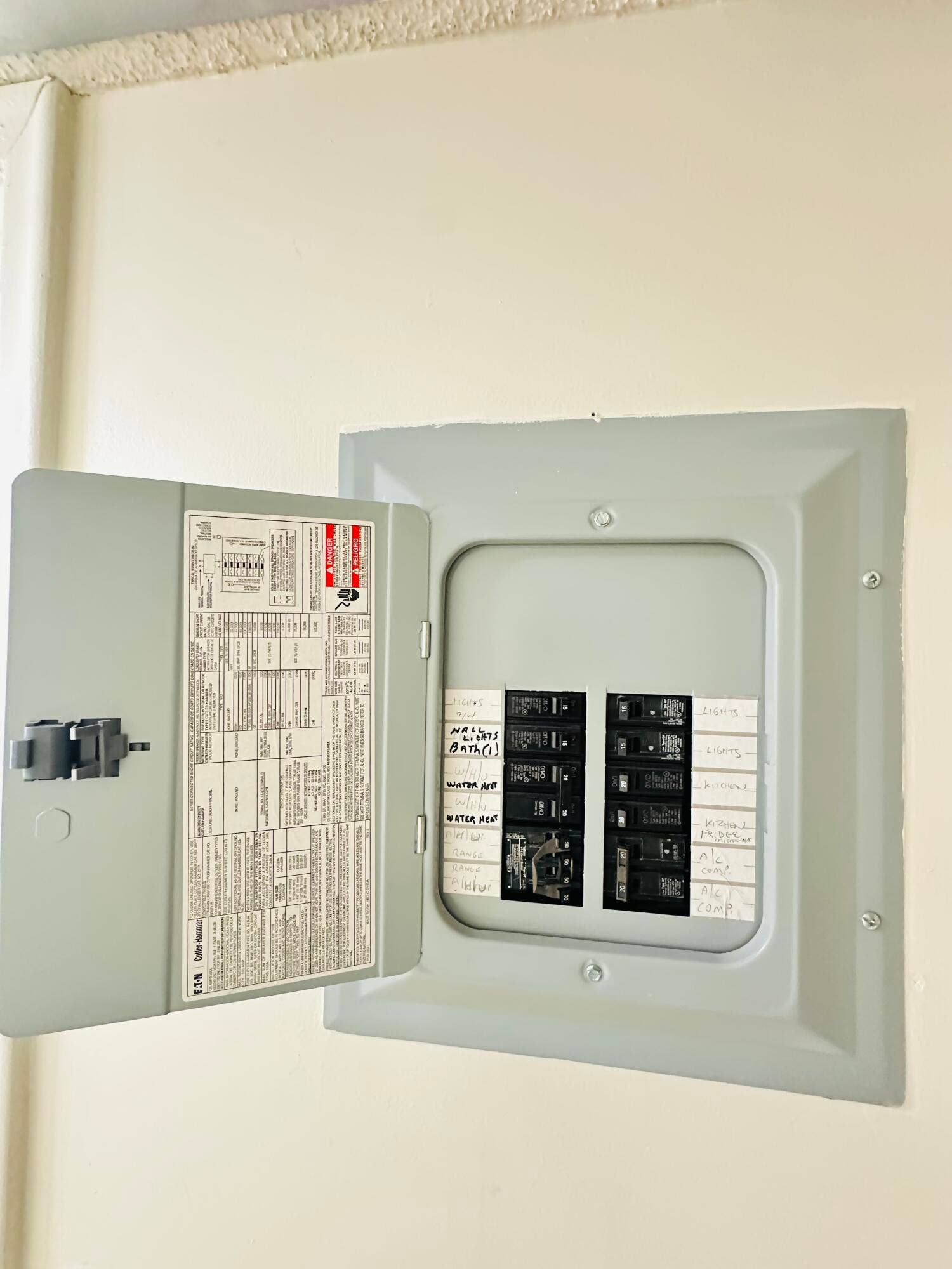 Updated Electrical Panel