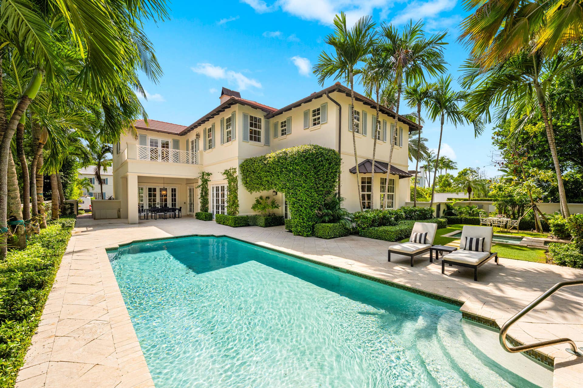 Pool and gardens