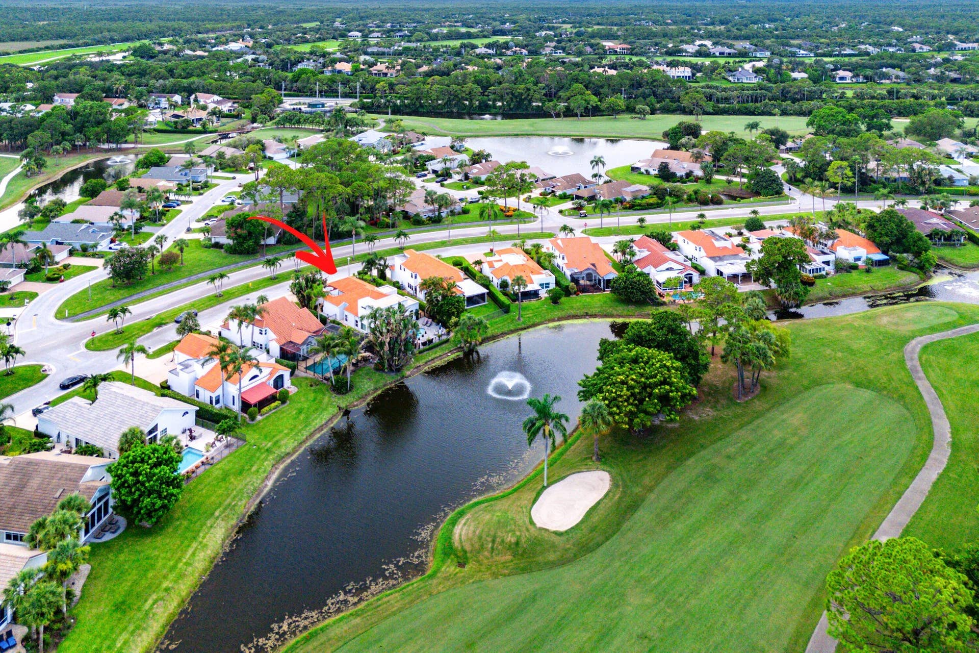 13138 Touchstone Place, Palm Beach Gardens, FL 33418 Aerial View