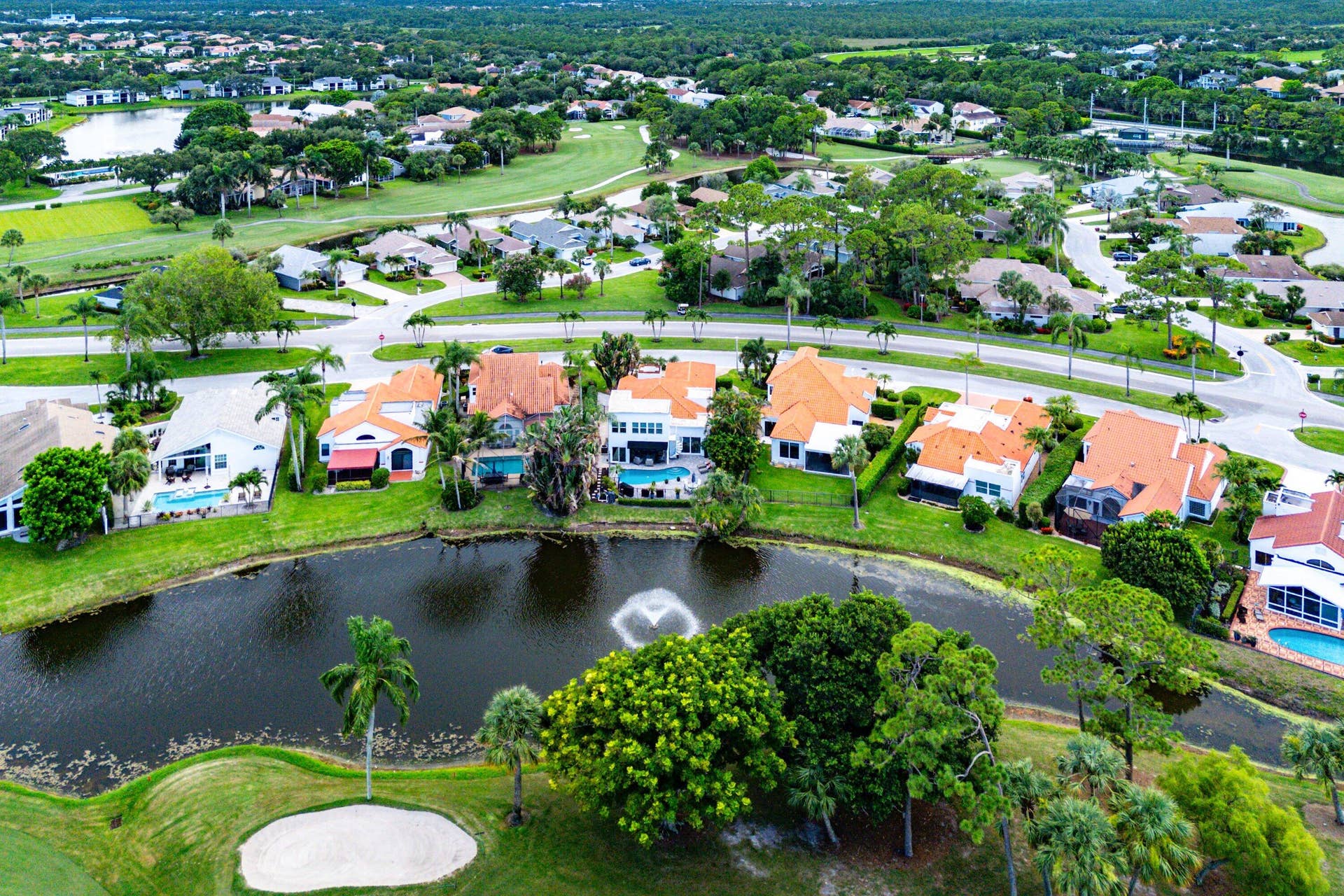 13138 Touchstone Place, Palm Beach Gardens, FL 33418 Aerial View