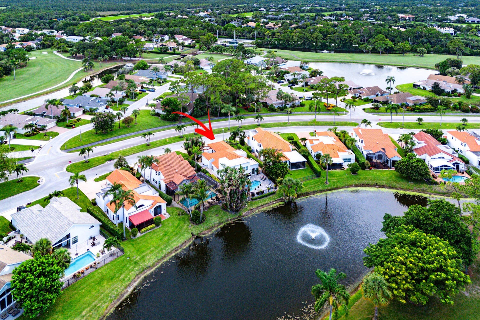 13138 Touchstone Place, Palm Beach Gardens, FL 33418 Aerial view