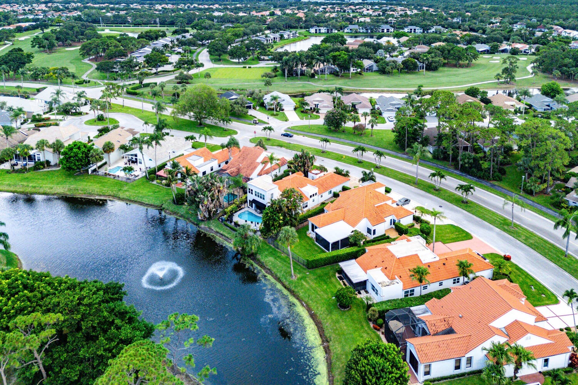 13138 Touchstone Place, Palm Beach Gardens, FL 33418 Aerial View