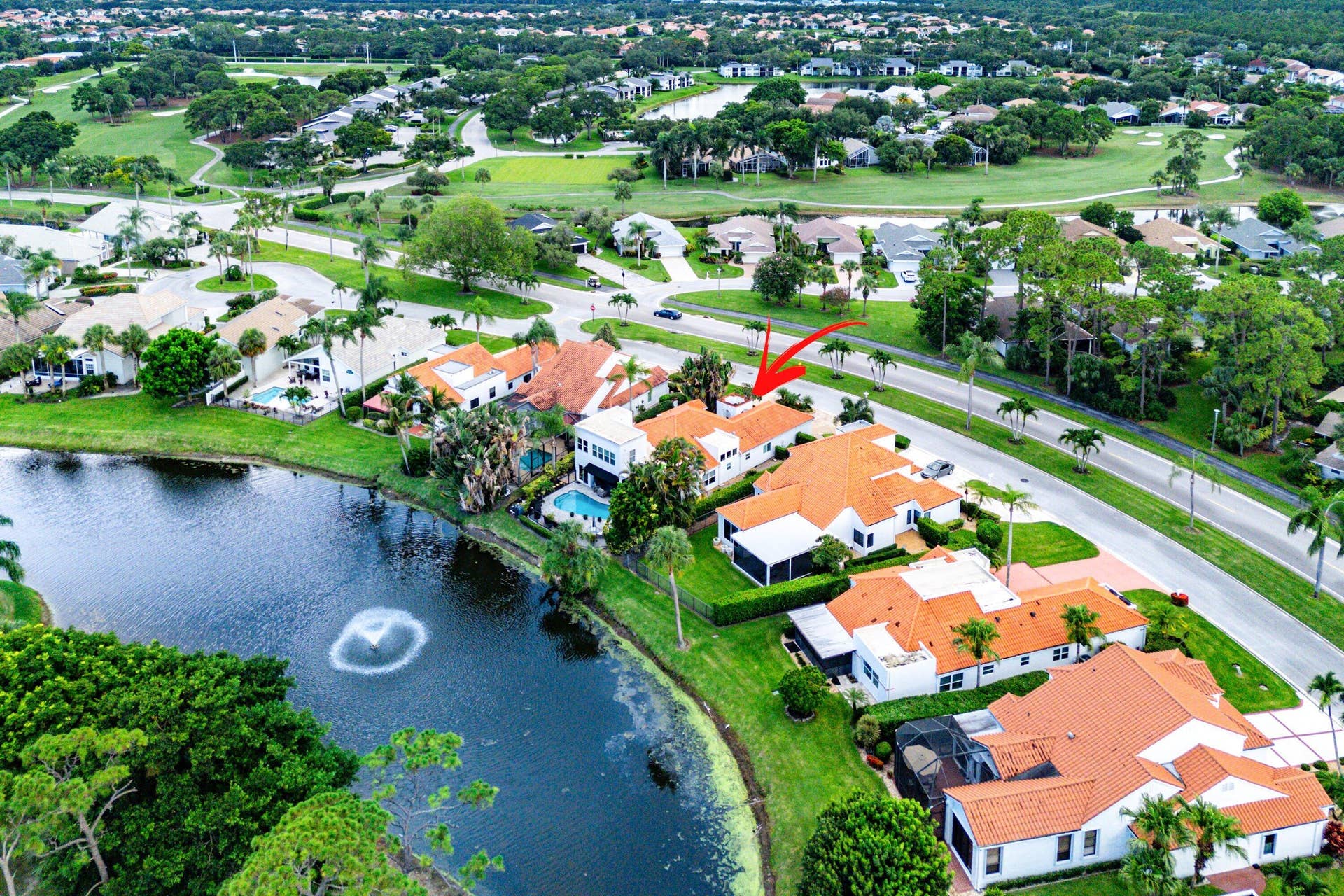 13138 Touchstone Place, Palm Beach Gardens, FL 33418 Aerial View