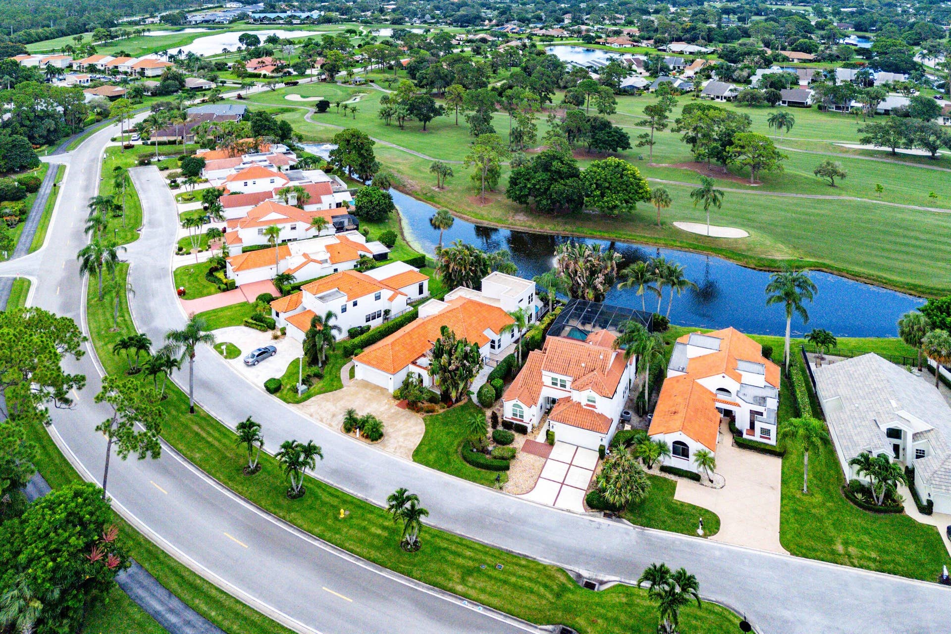 13138 Touchstone Place, Palm Beach Gardens, FL 33418 Aerial View
