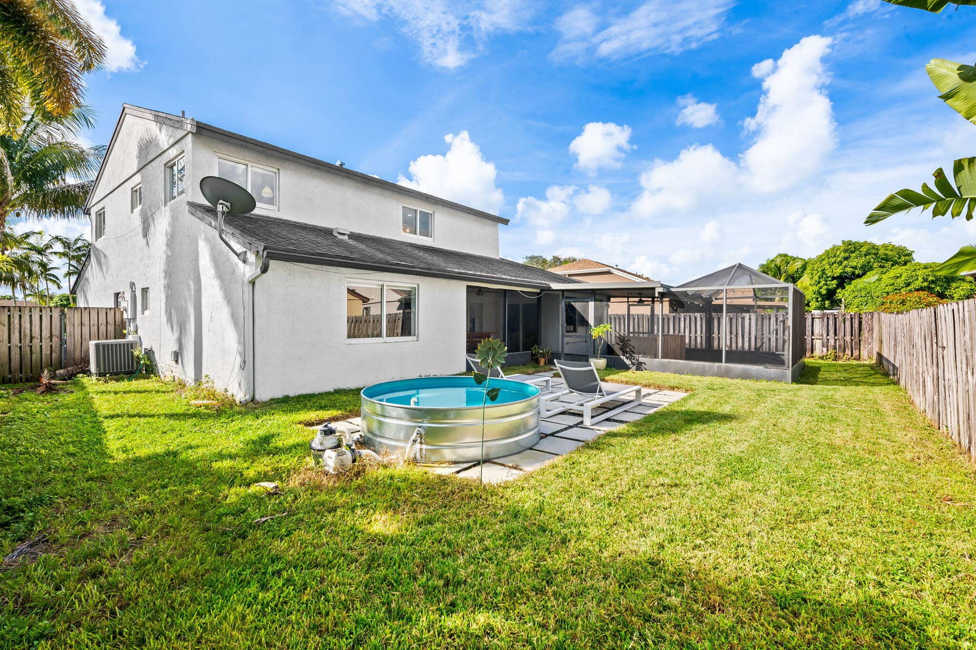 Fenced-In Backyard
