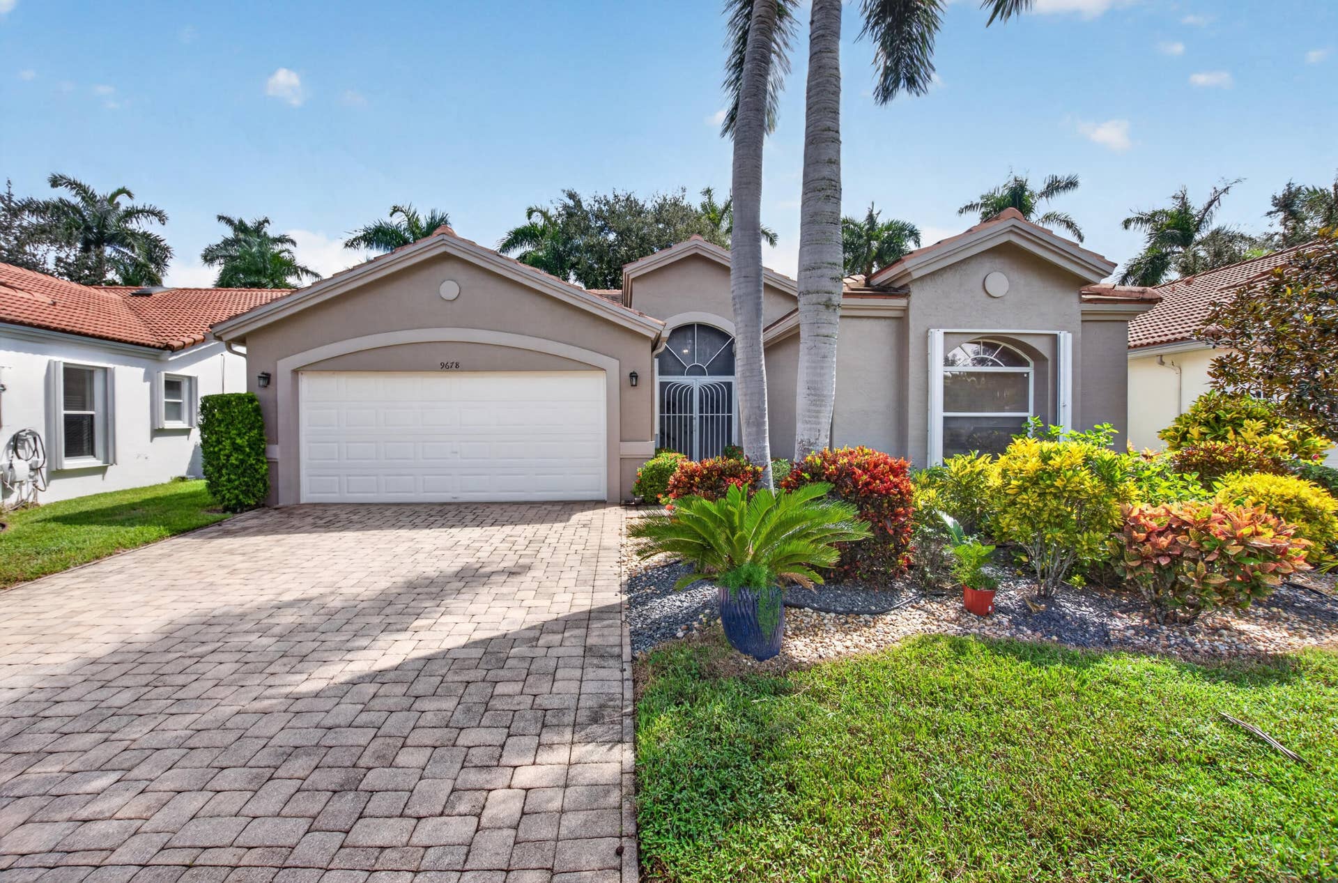 9678 HARBOUR LAKE Circle, Boynton Beach, FL 33437 9678 Harbour Lake Cir Front