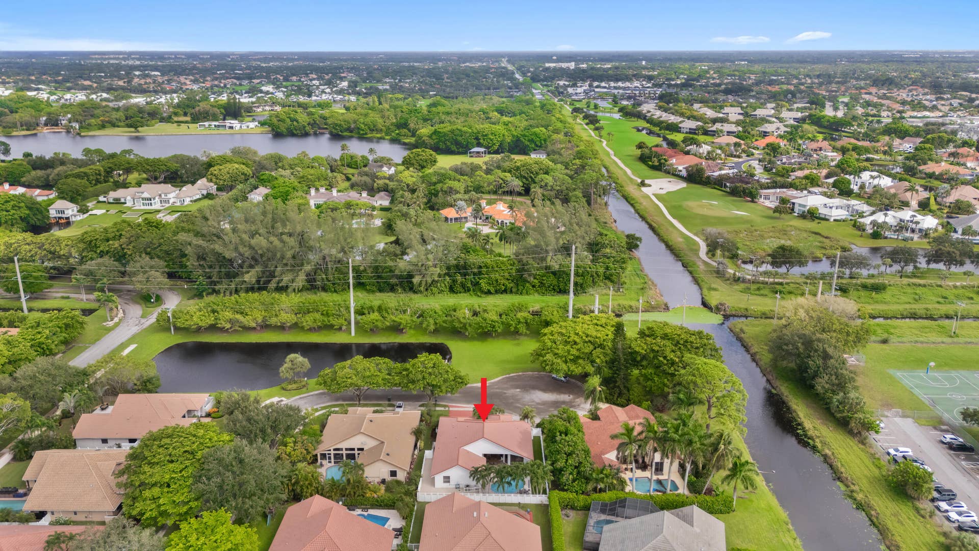Aerial Neighborhood View