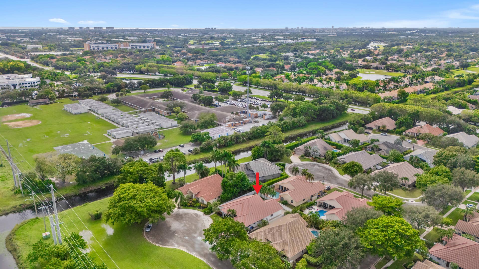 Aerial Neighborhood View
