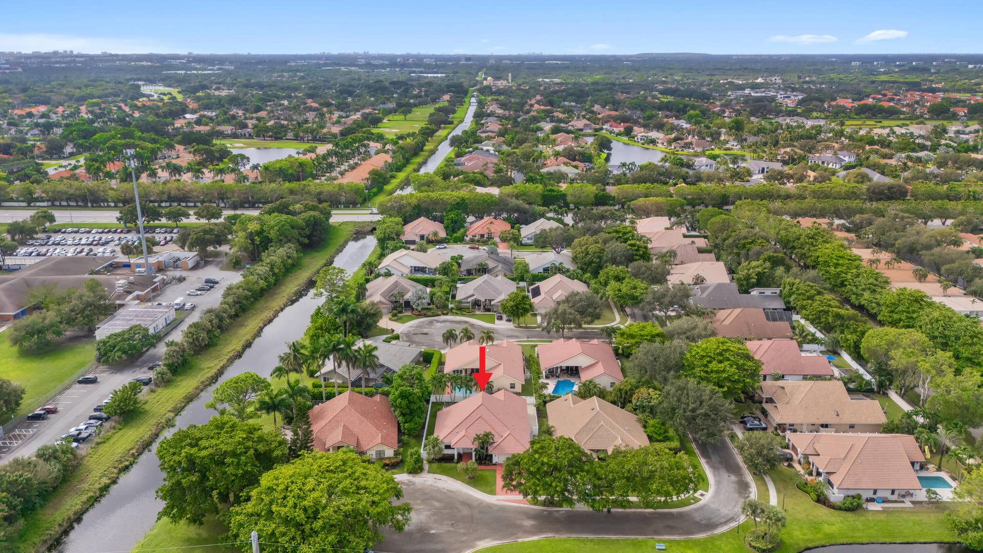 Aerial Neighborhood View