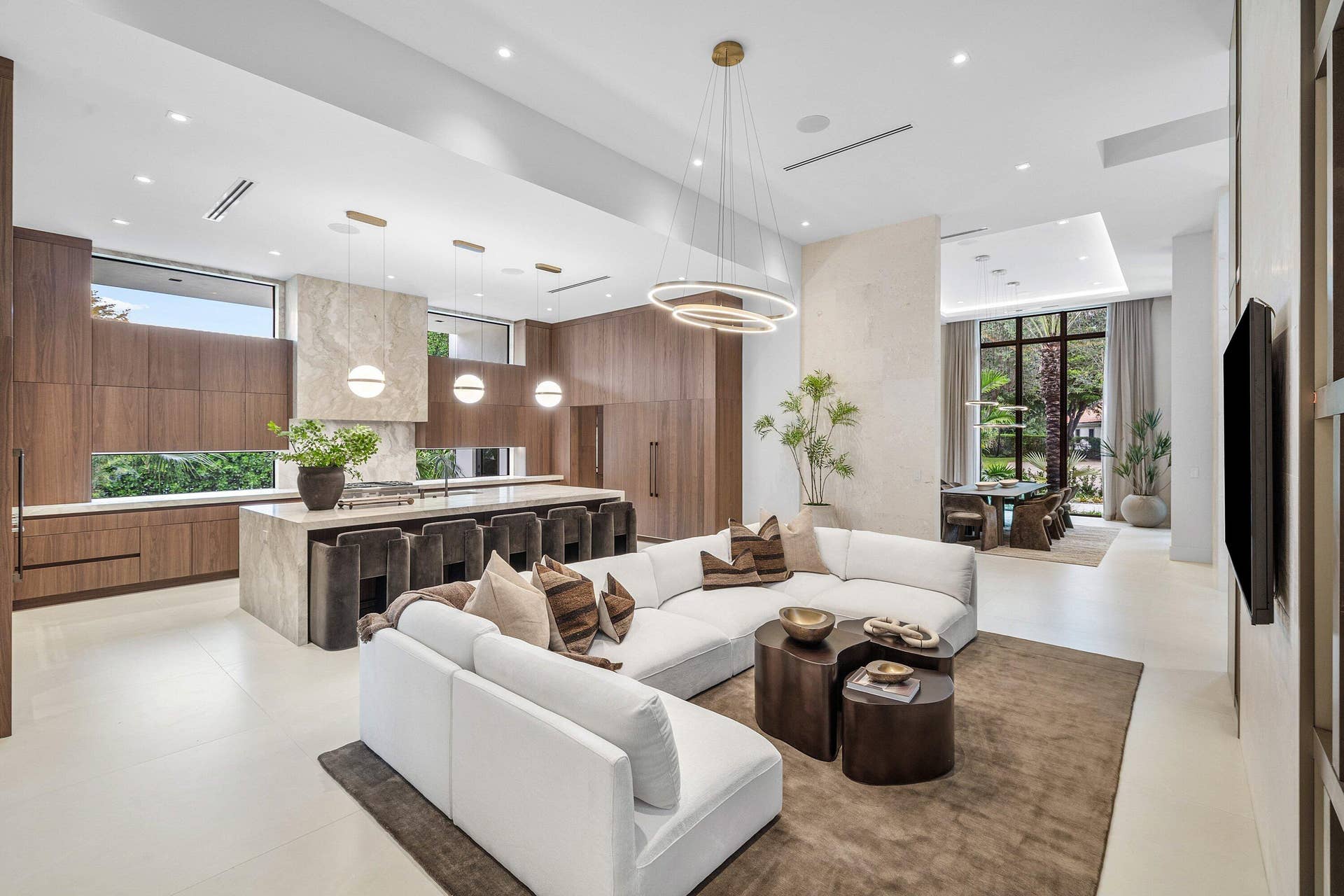Kitchen and Family Room