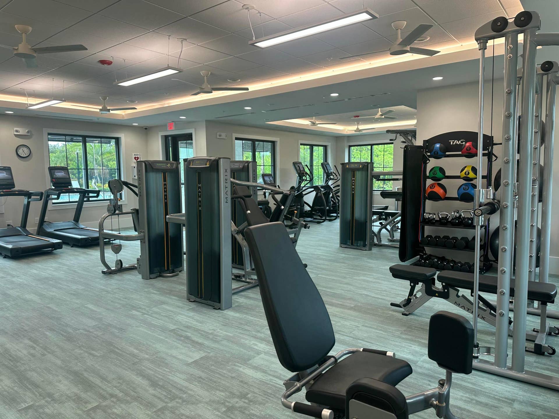state of the art workout facility