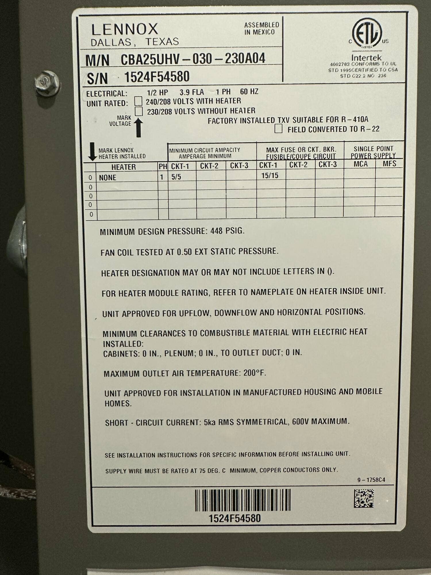 a/c unit info-2024-