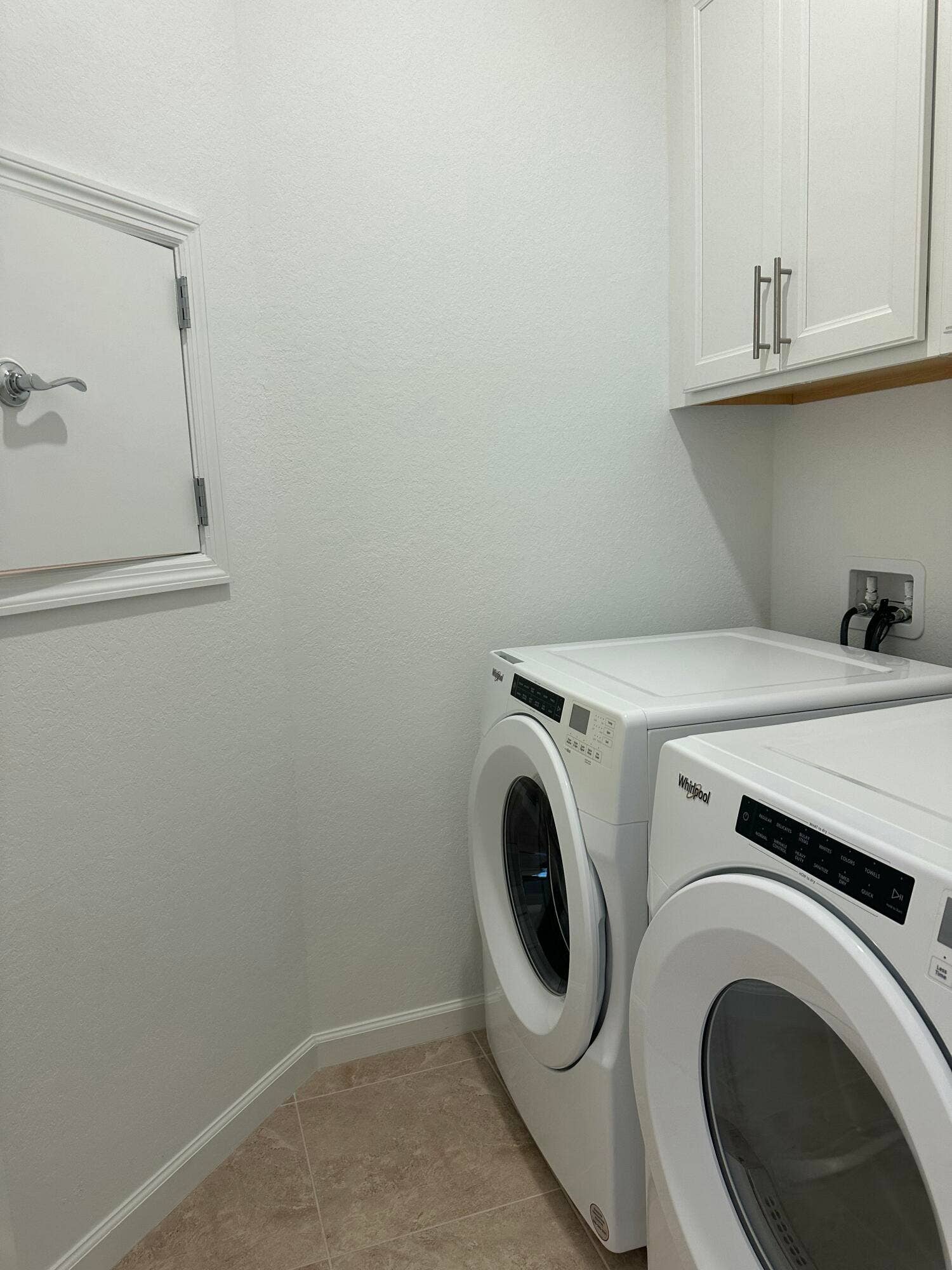 Notice the pass-through door from the master bedroom closet