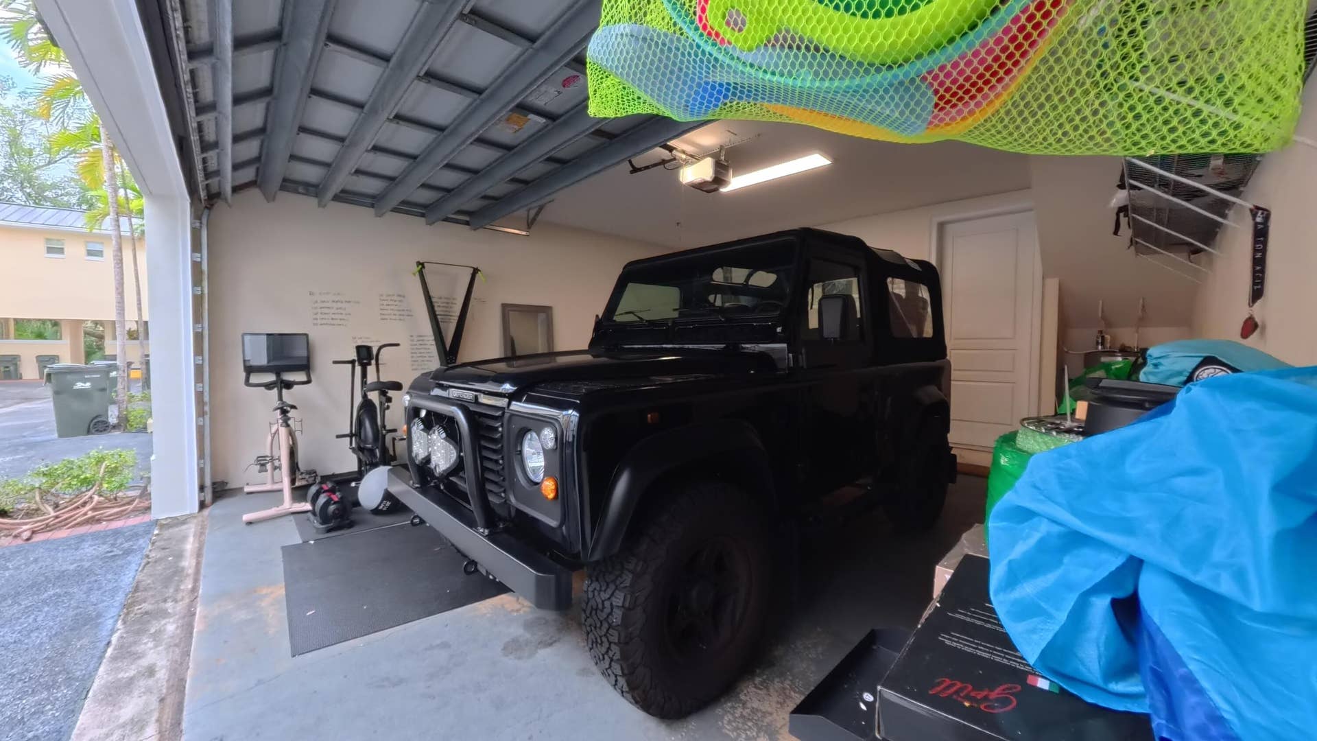 Two car garage