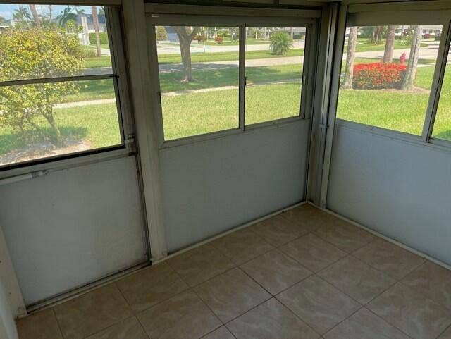 Enclosed patio