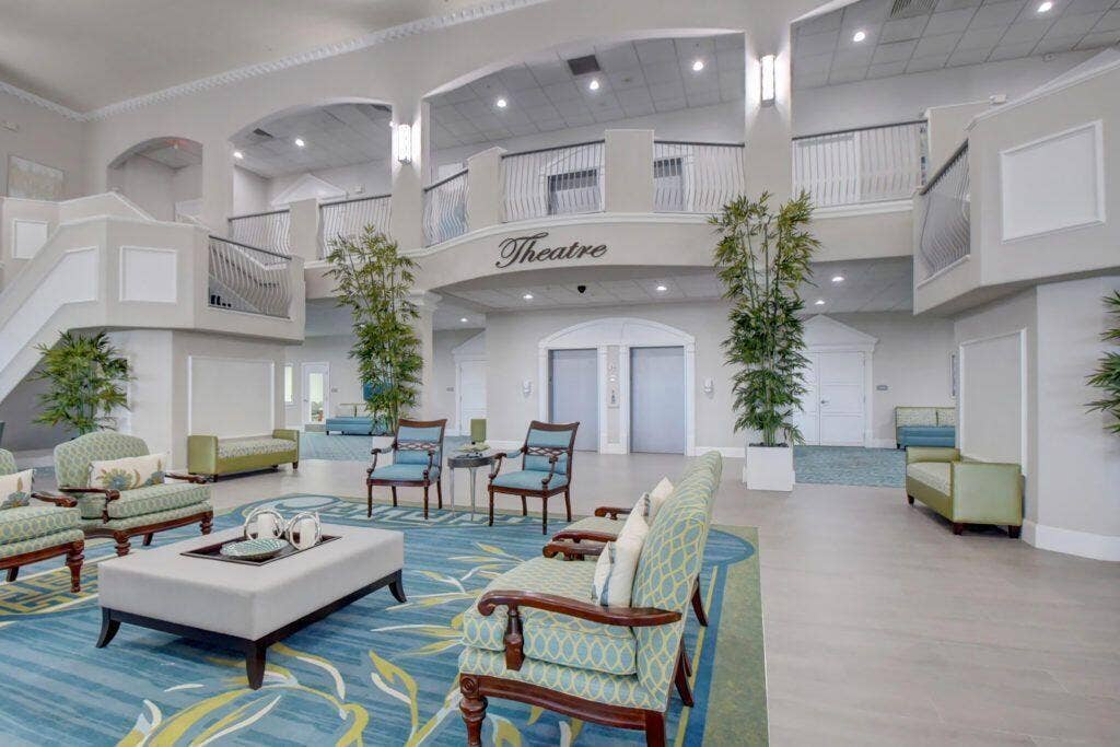 452 Brittany J, Delray Beach, FL 33446 lobby clubhouse