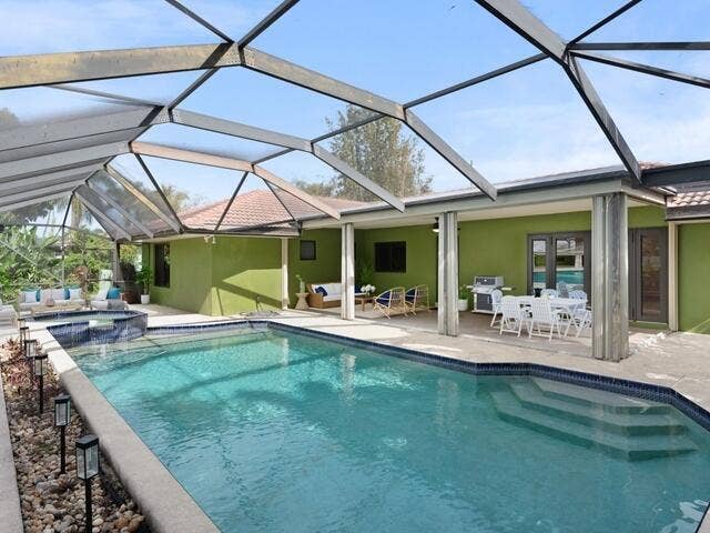 Pool staged