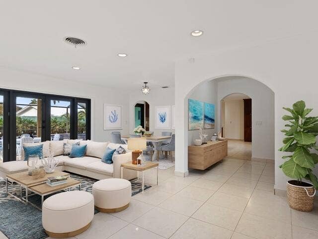 Living Dining Foyer staged