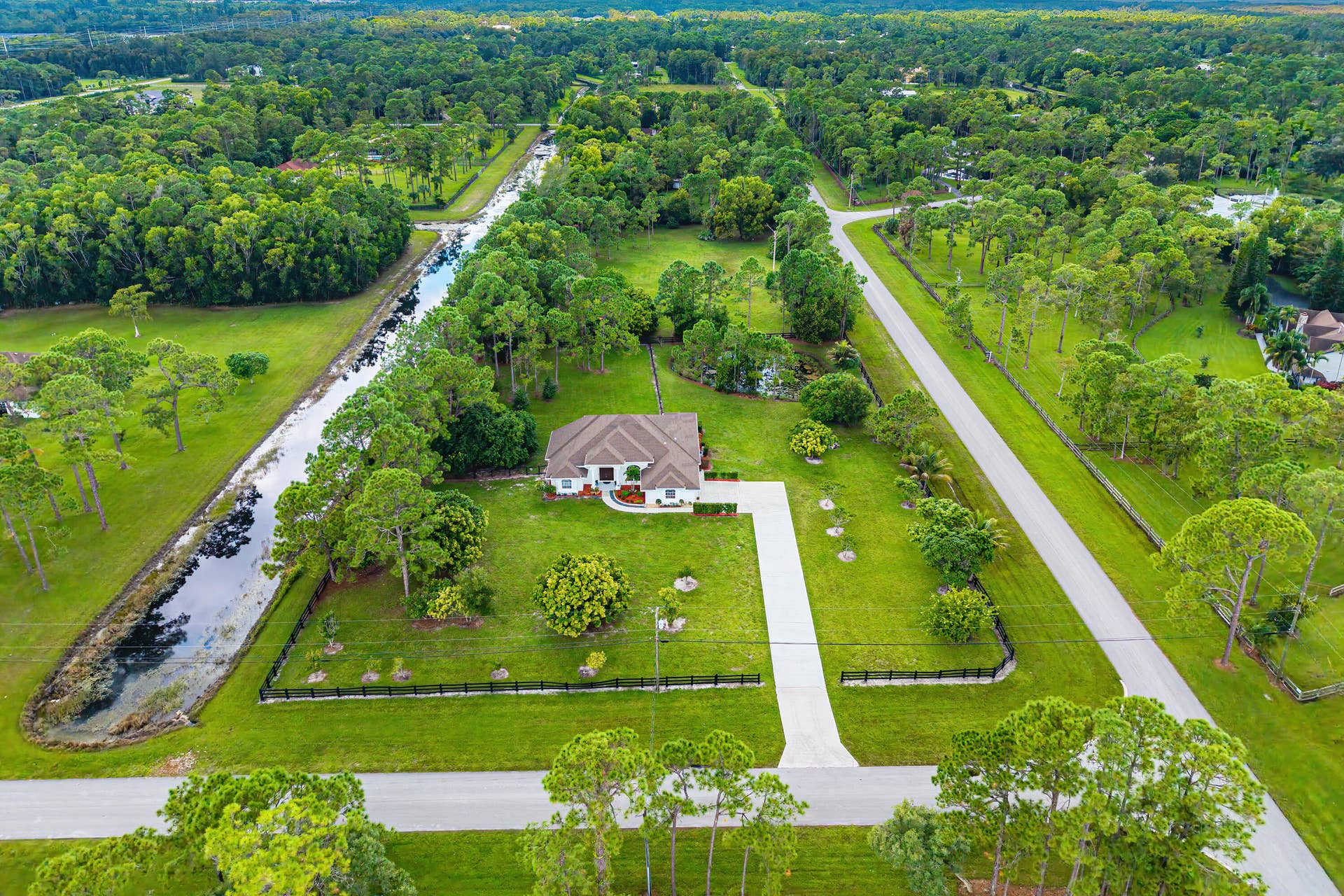 5 Acres, corner lot