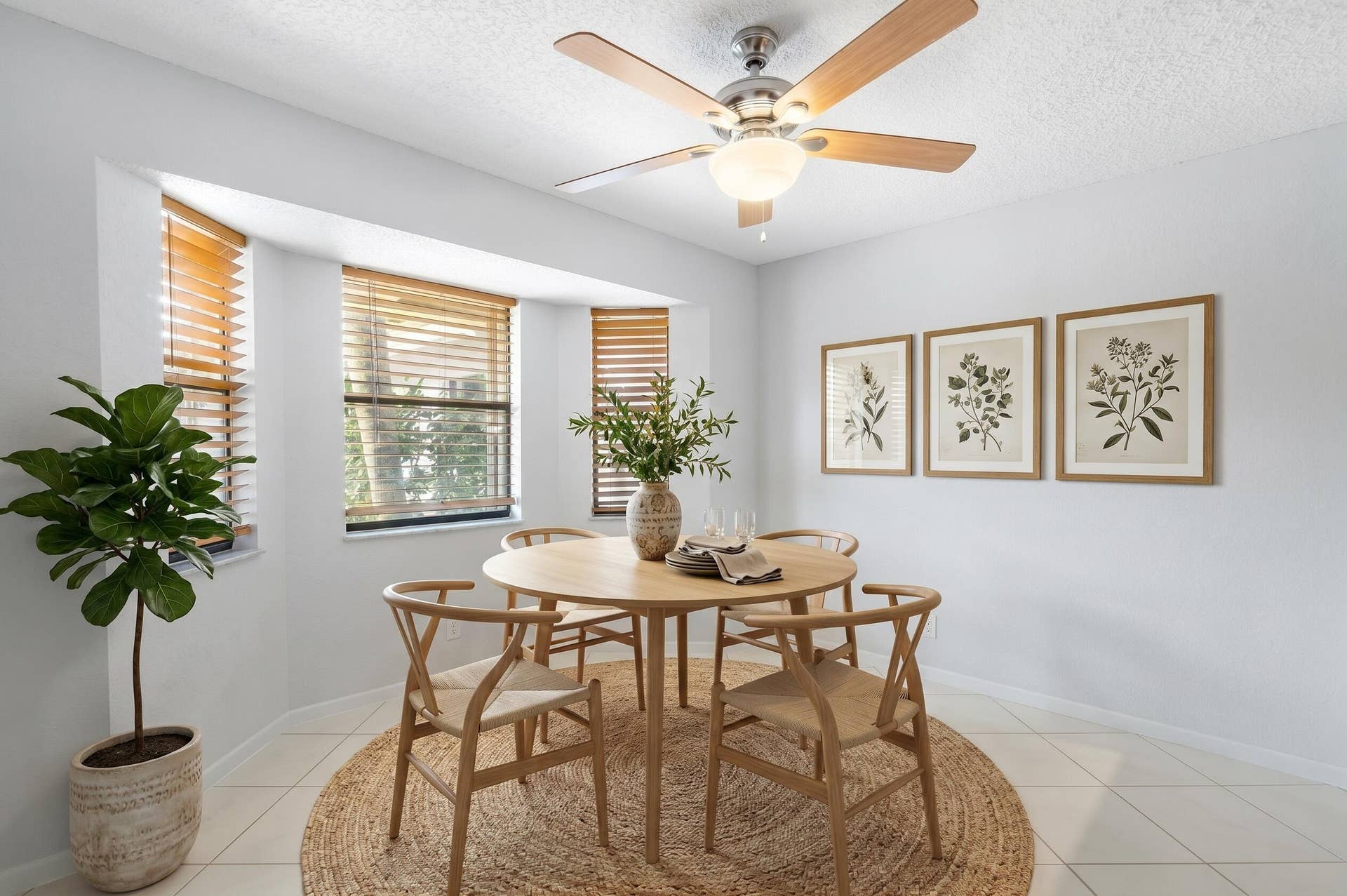 Eat In Kitchen virtually staged