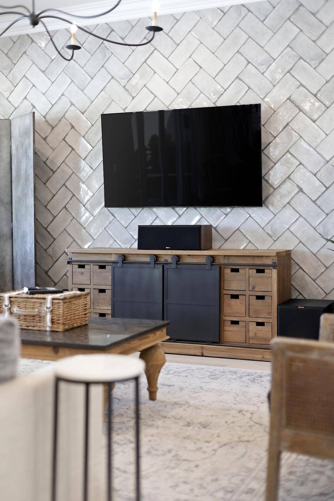 Living Room tile wall