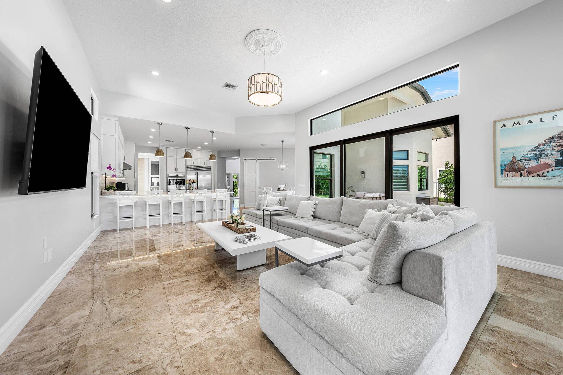 16716 Strasbourg Lane, Delray Beach, FL 33446 Family Room/ Kitchen