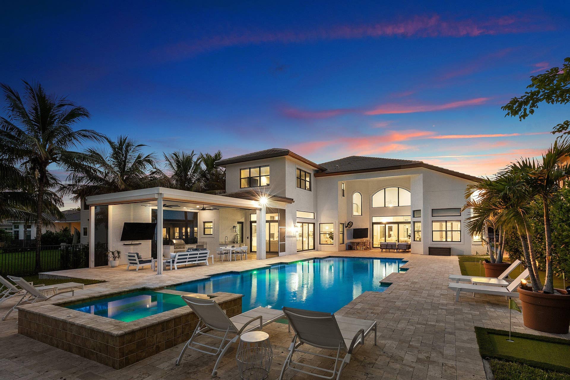 16716 Strasbourg Lane, Delray Beach, FL 33446 Resort Style Backyard