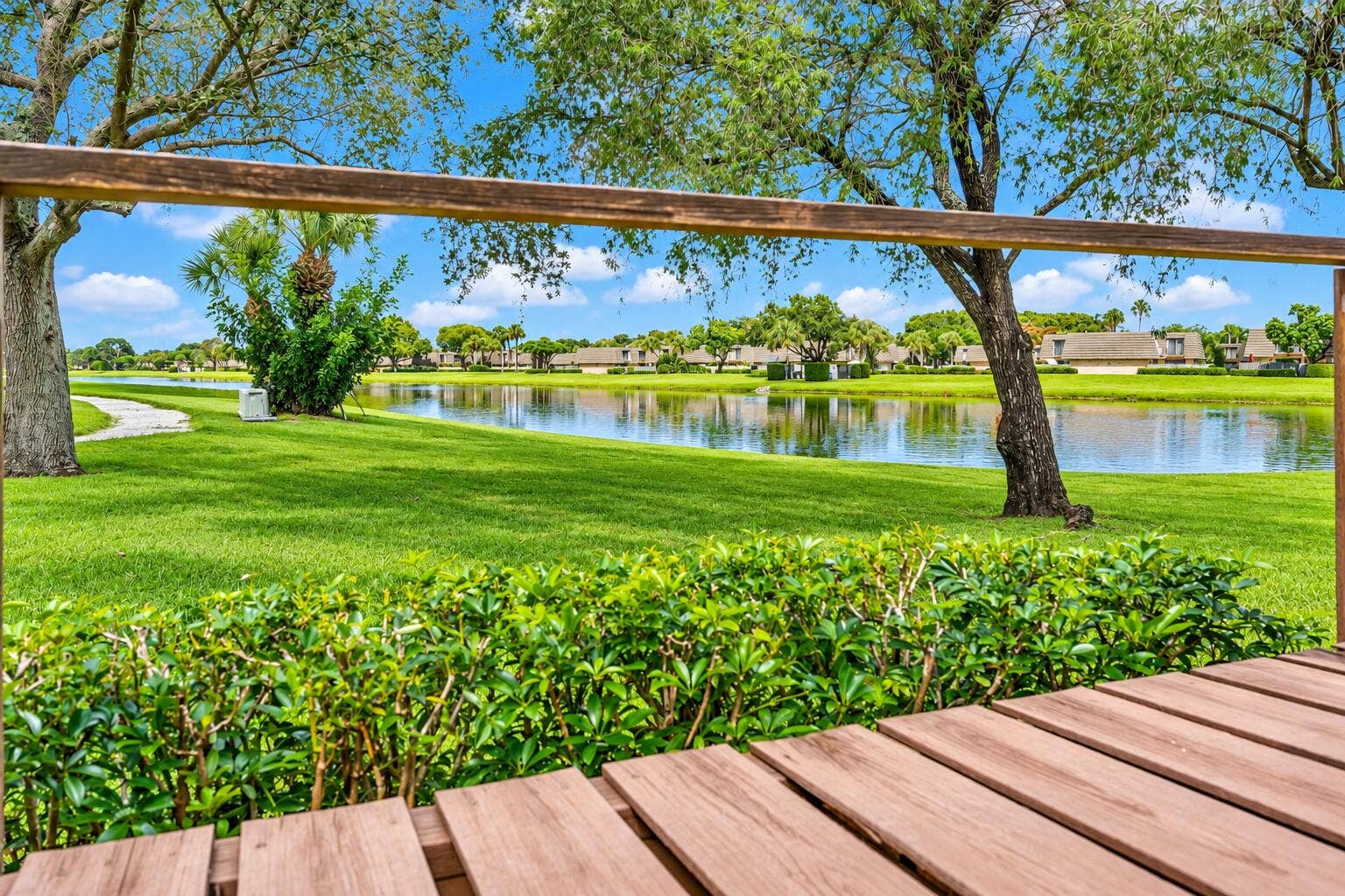 Patio Window water view